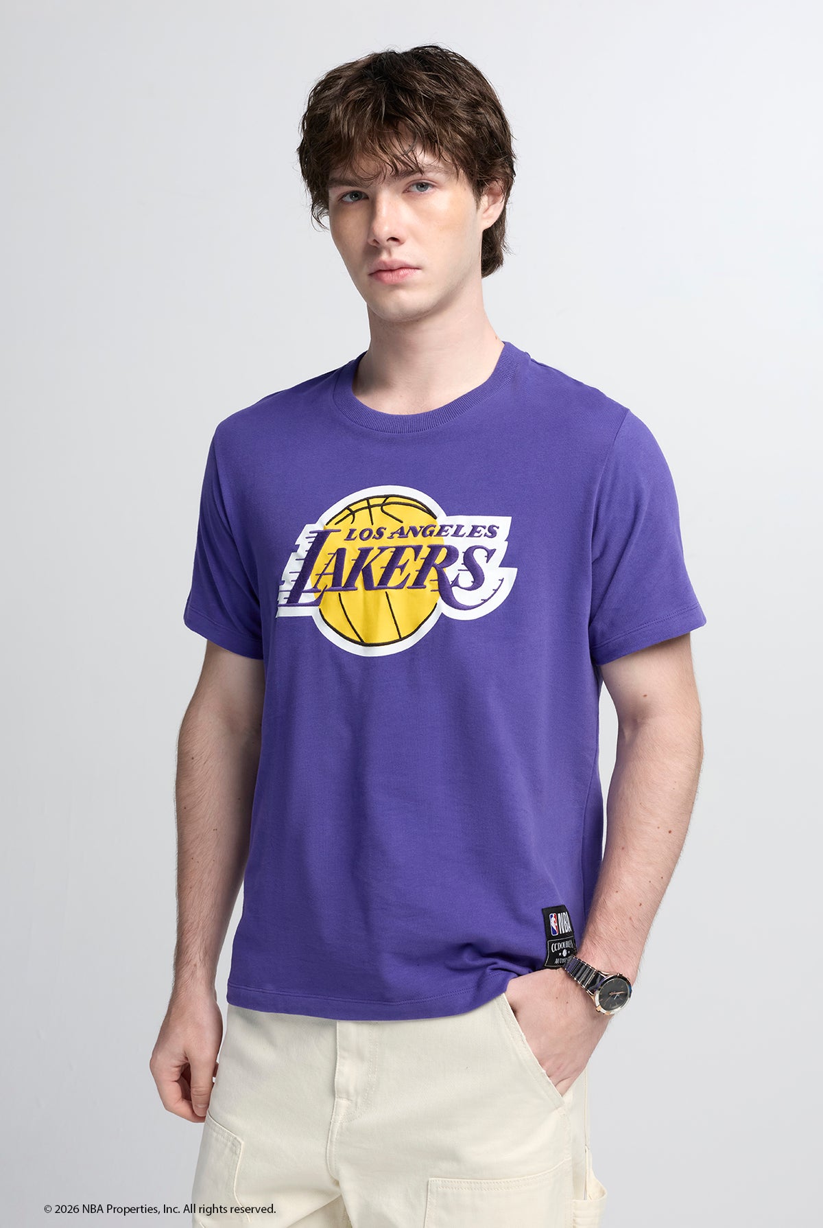 NBA LOS ANGELES LAKERS BASKETBALL LOGO TEE