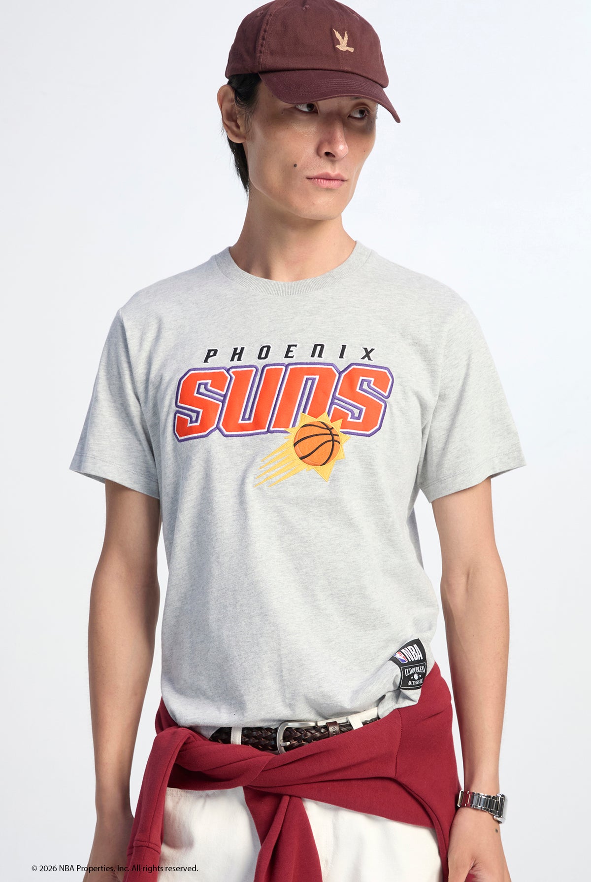 NBA PHOENIX SUNS BASKETBALL LOGO TEE