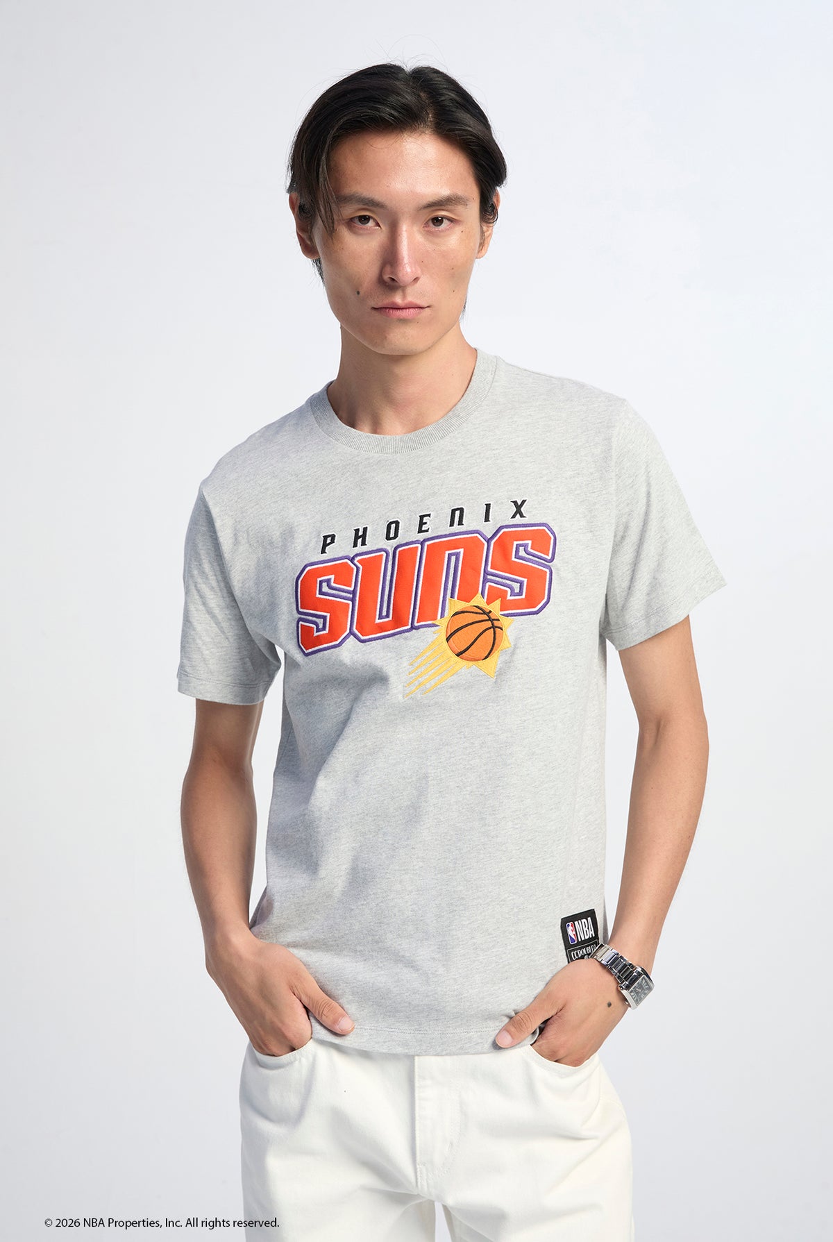 NBA PHOENIX SUNS BASKETBALL LOGO TEE