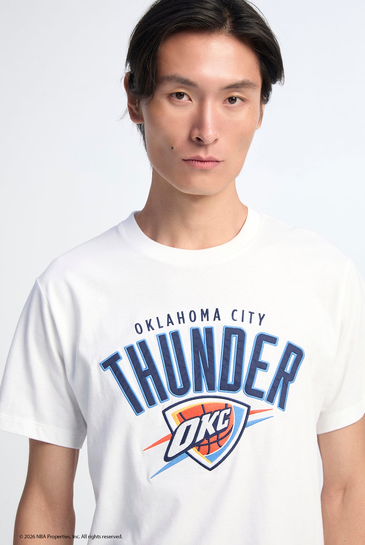 NBA OKLAHOMA CITY THUNDER BASKETBALL LOGO TEE