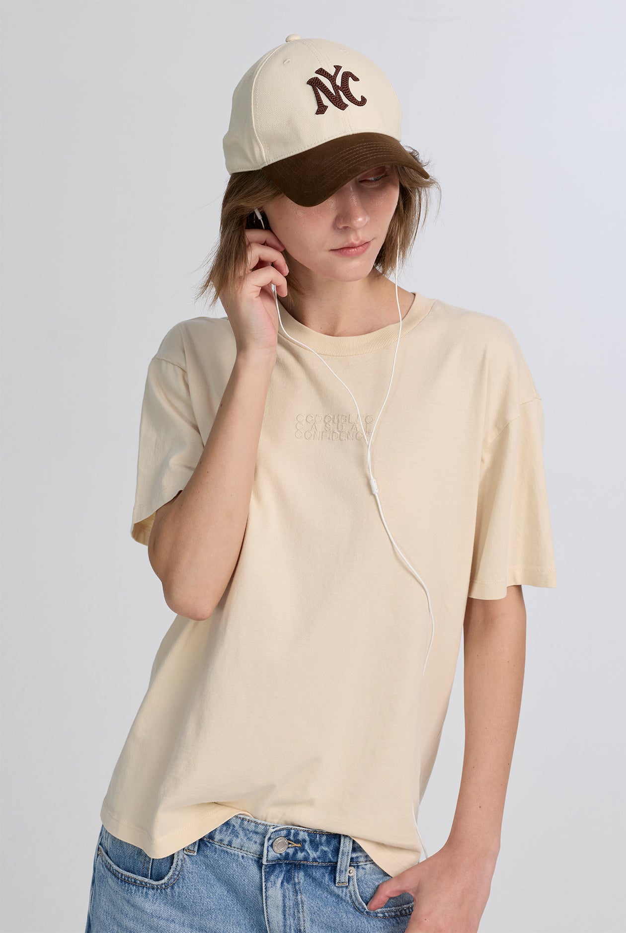 GARMENT DYED OVERSIZED TEE