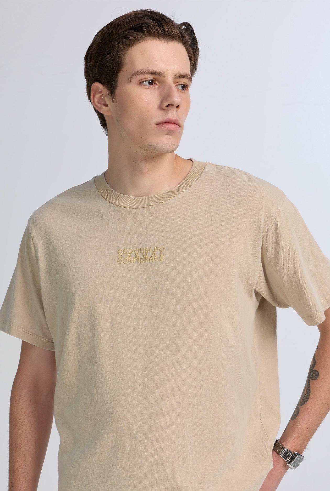 GARMENT DYED OVERSIZED TEE