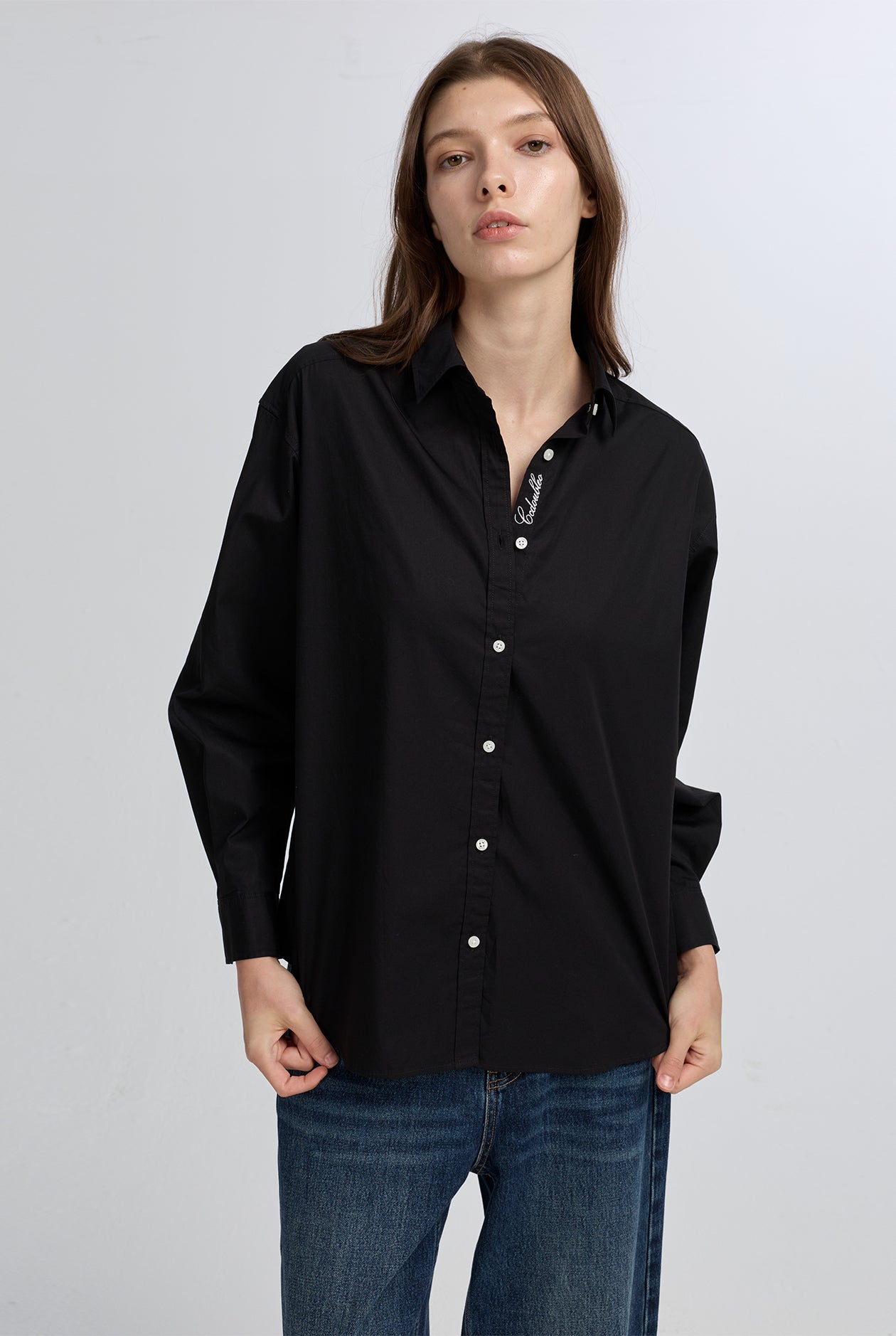 OVERSIZED FIT POPLIN SHIRT
