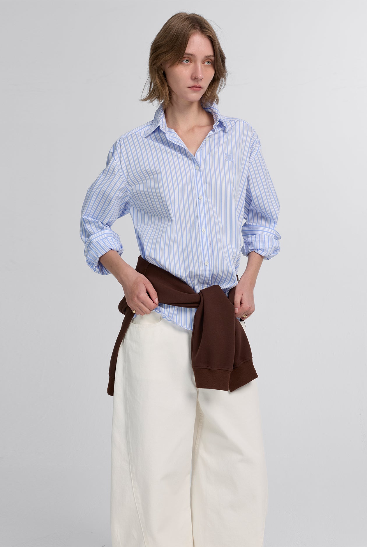 LIGTH BLUE STRIPED SHIRT