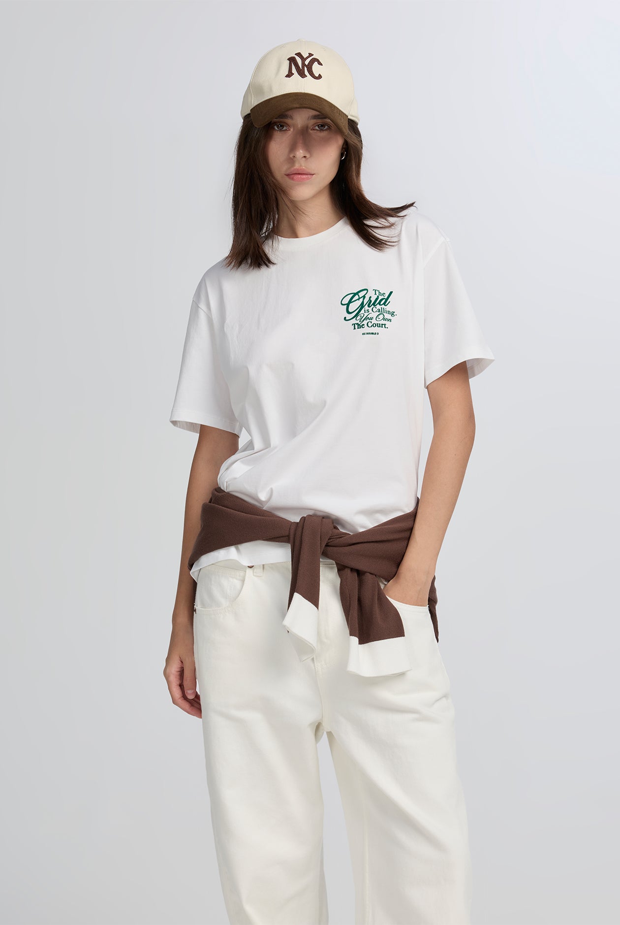 VINTAGE TENNIS COURT GRAPHIC TEE