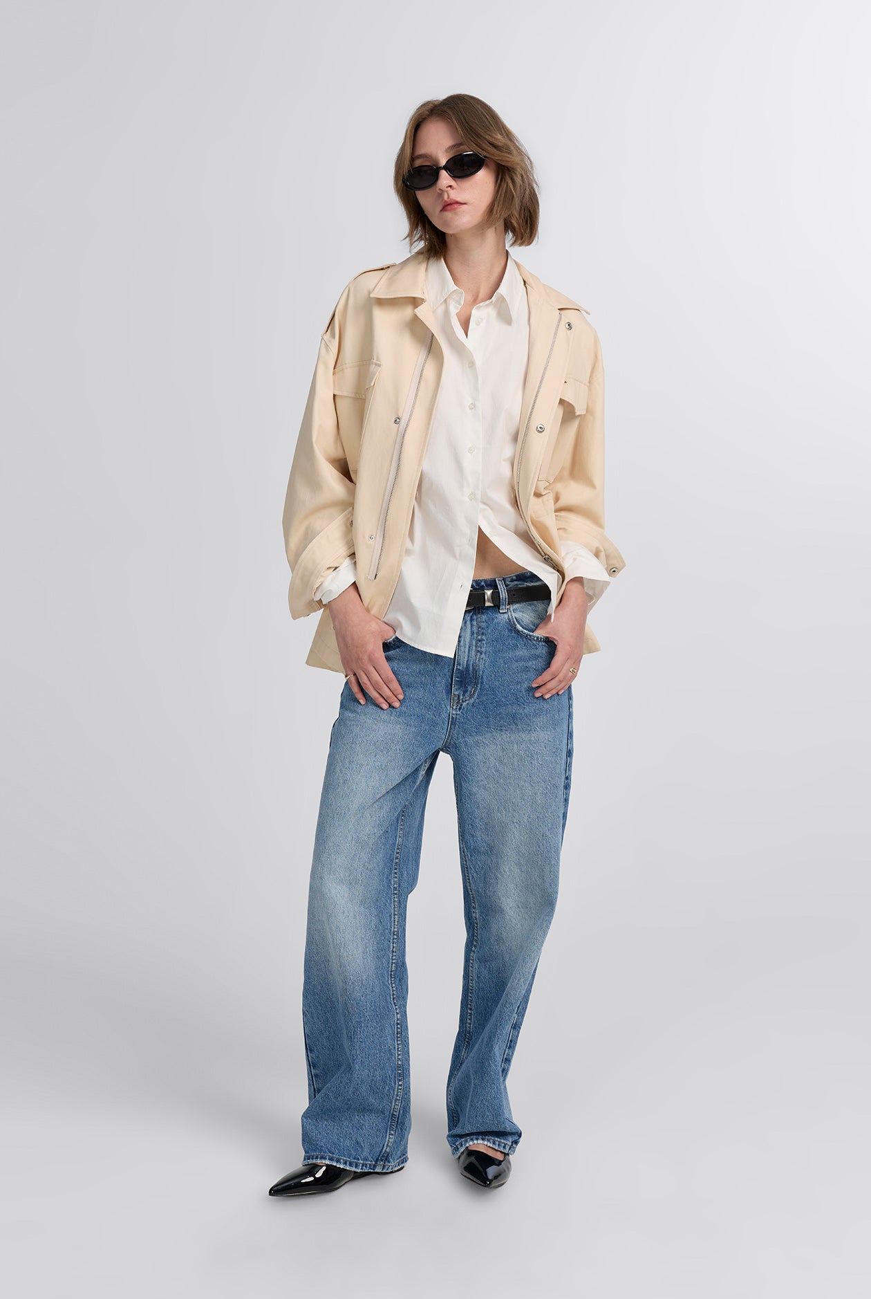 WAIST DETAIL SHIRT
