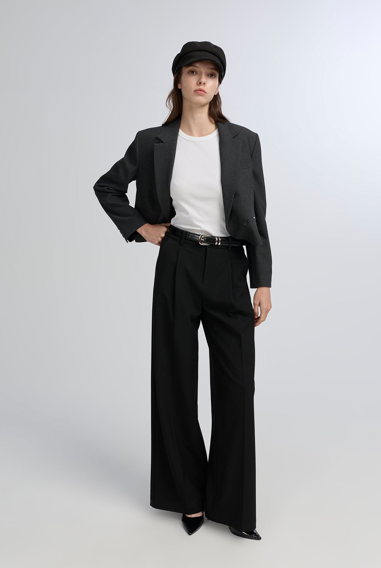 WIDE-LEG TAILOR PANTS