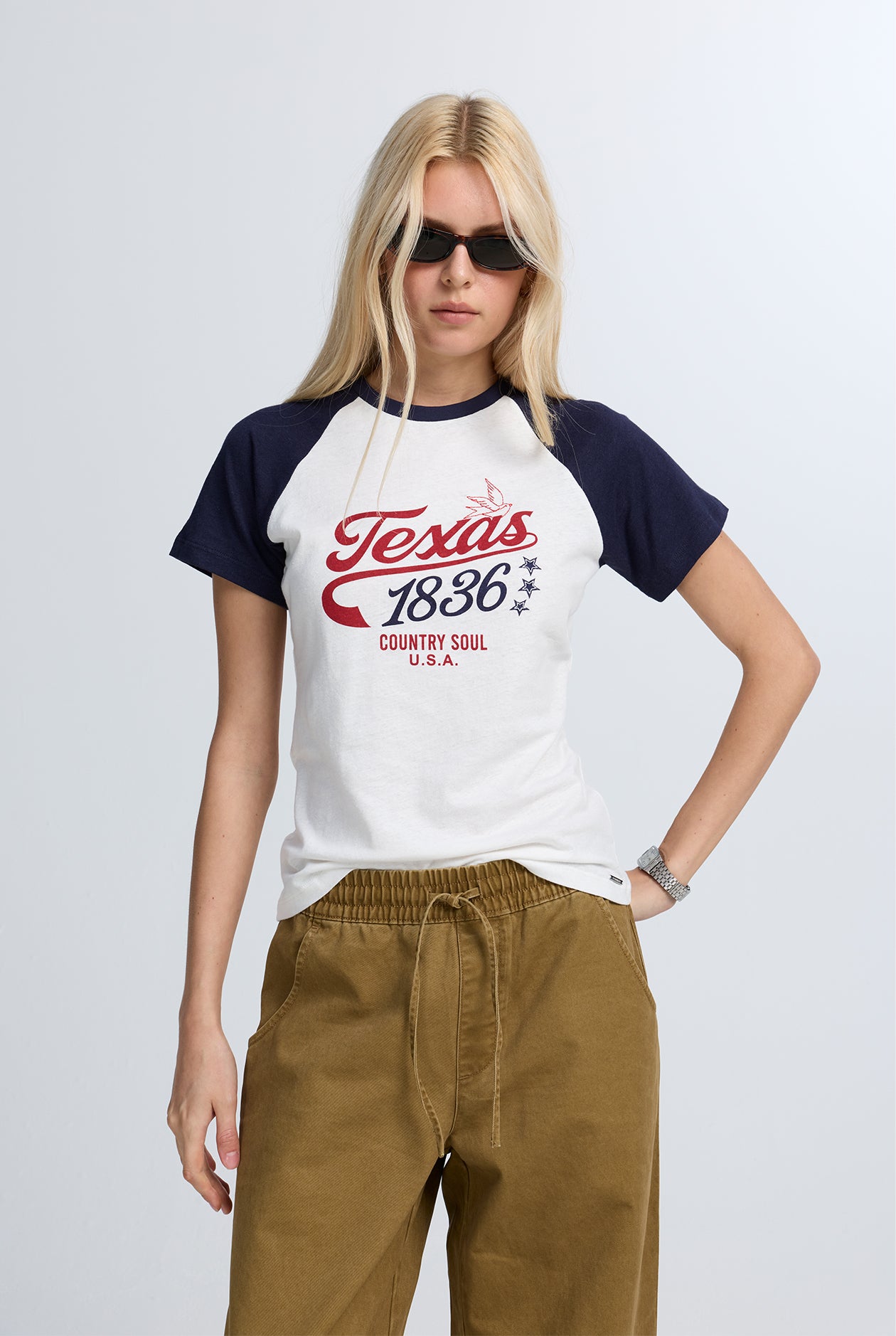 เสื้อยืดRaglanTexas1836