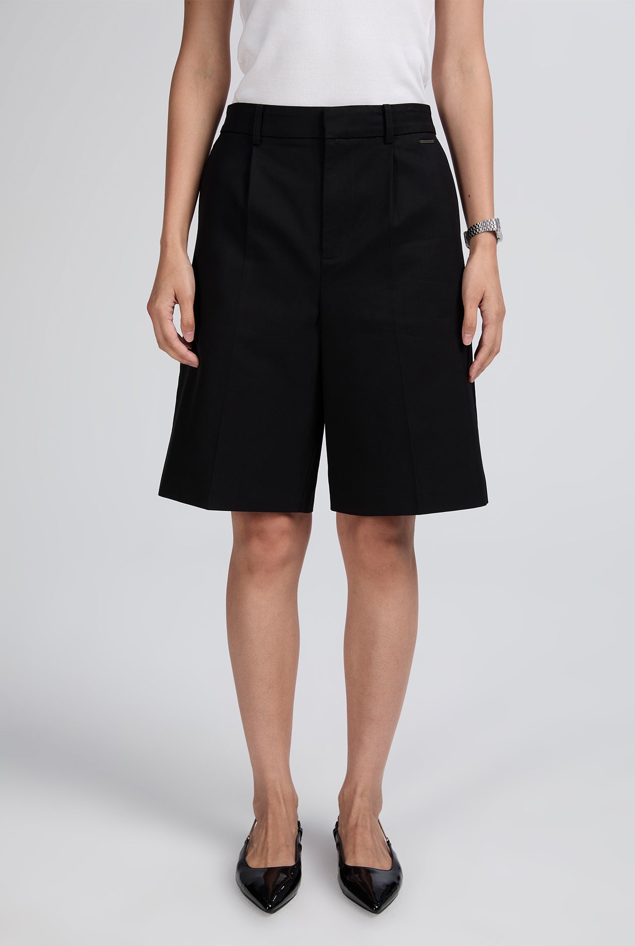 VISCOSE BERMUDA PANTS