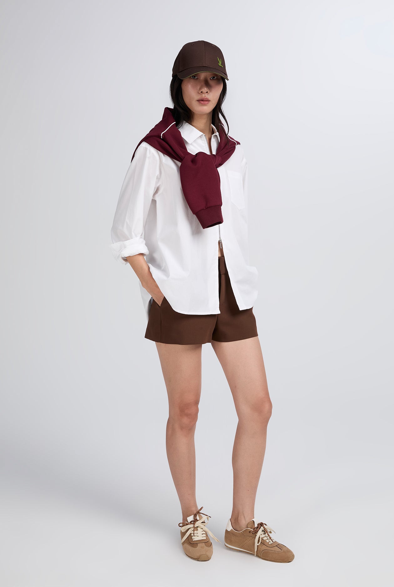 OVERSIZED FRONT ZIP SHIRT – CC Double O Official Store