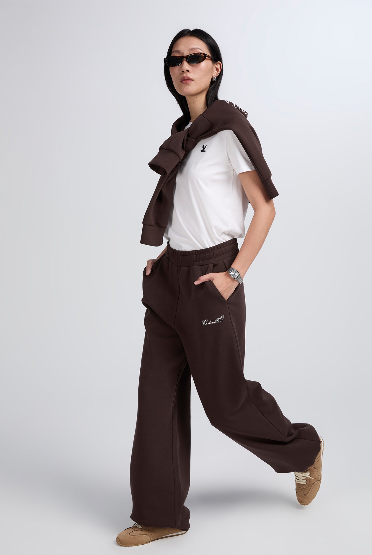 INTERLOCK SWEAT WIDE PANTS