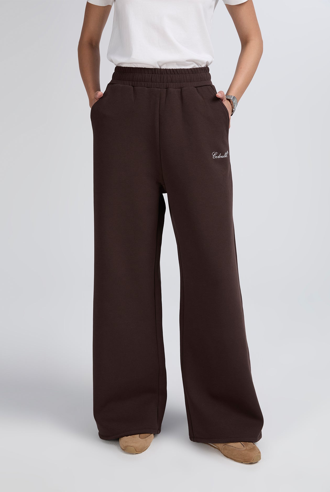 INTERLOCK SWEAT WIDE PANTS