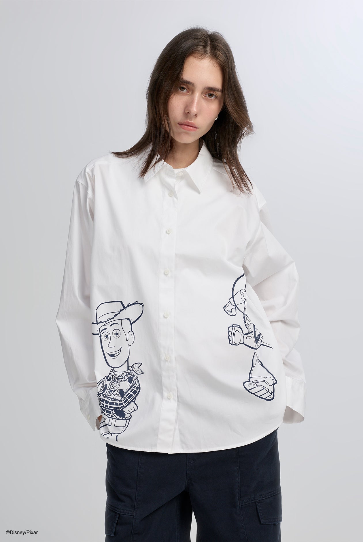 TOY STORY "WOODY & BUZZ" OVERSIZED SHIRT