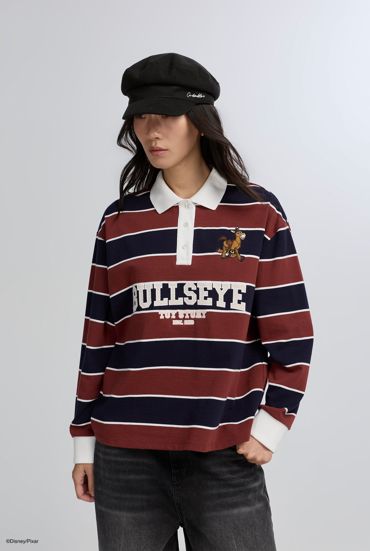 TOY STORY BULLSEYE STRIPED RUGBY POLO
