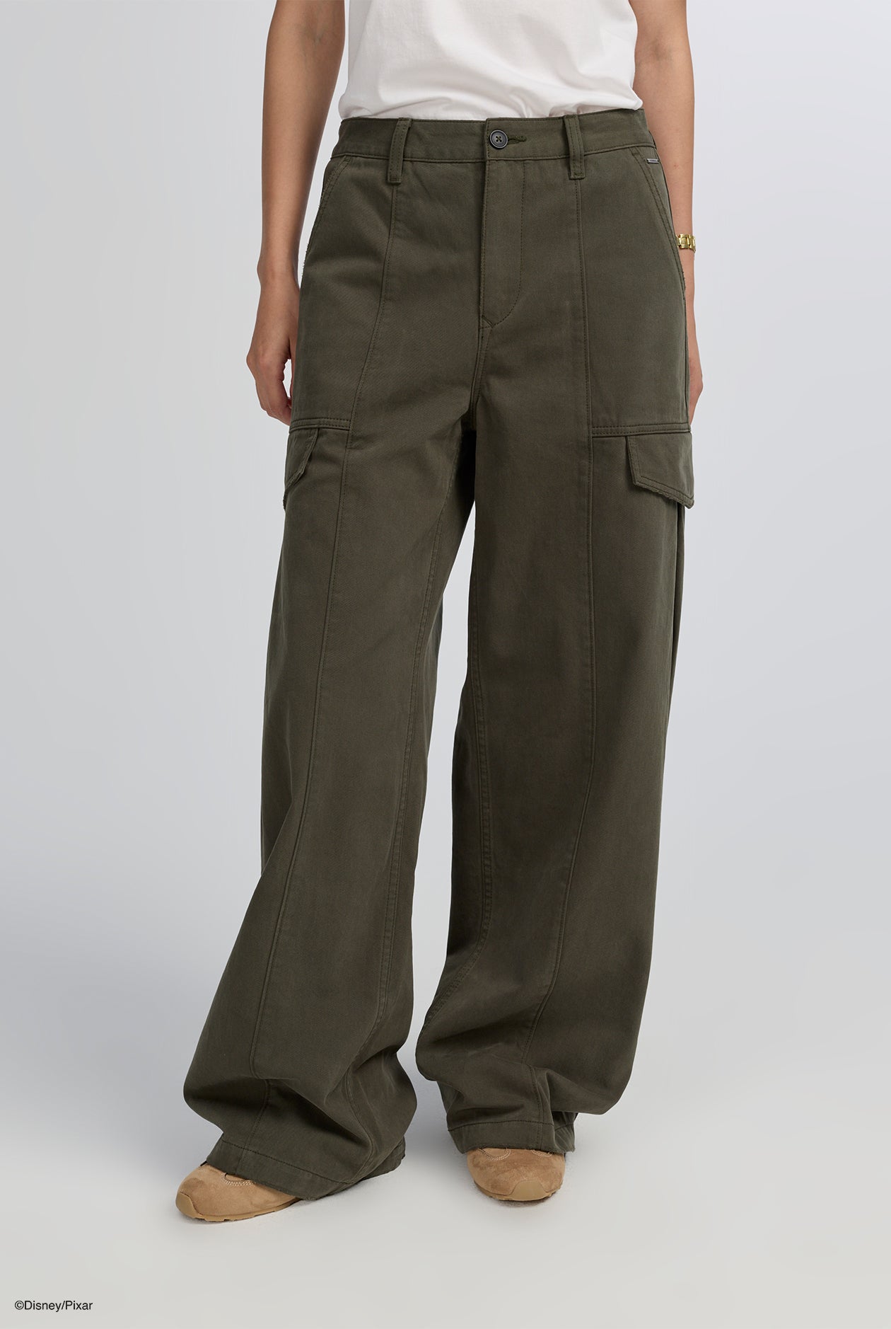WIDE-LEG CARGO PANTS
