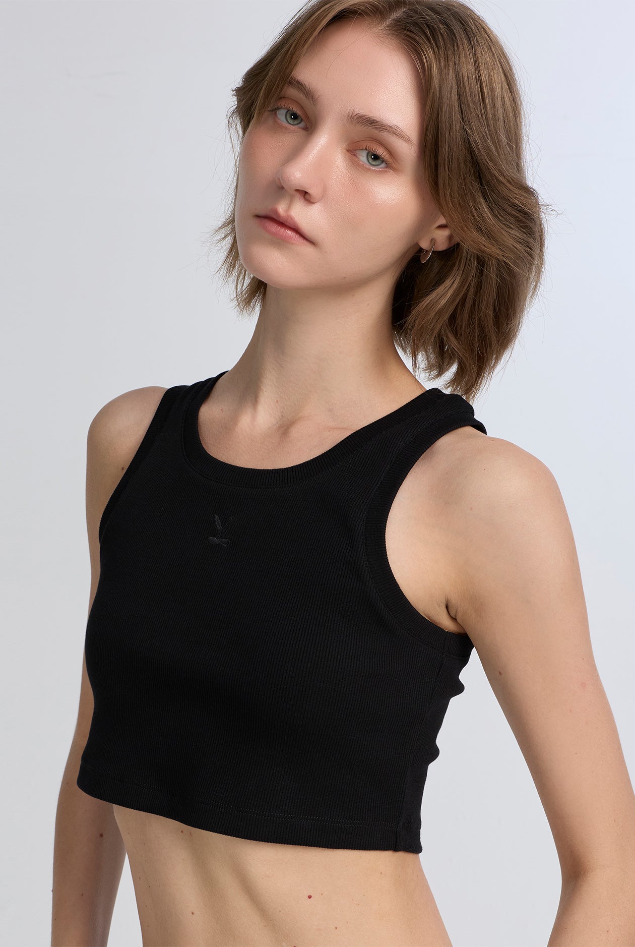 RIBBED SUPER CROPPED TANK TOP