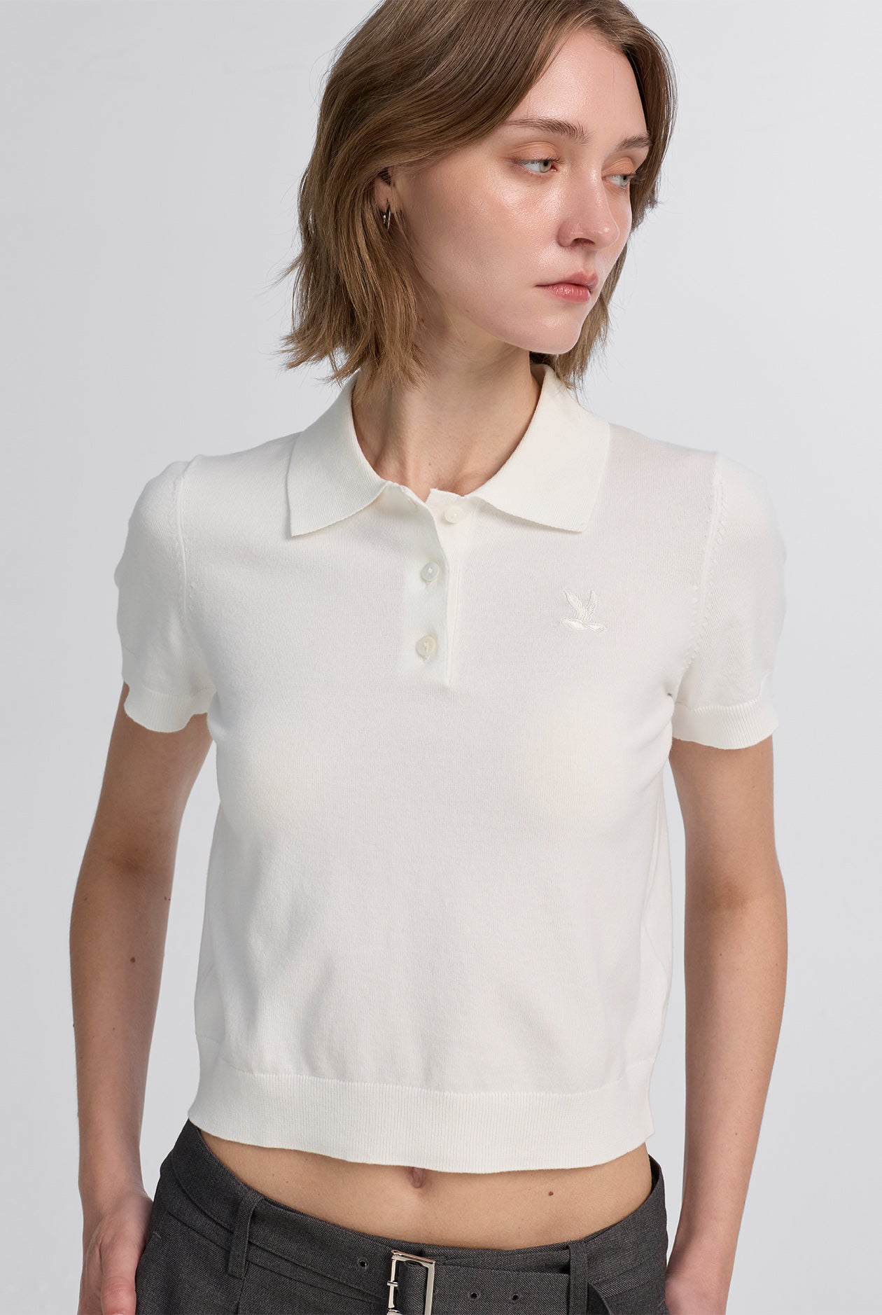 SIGNATURE KNITTED POLO SHIRT
