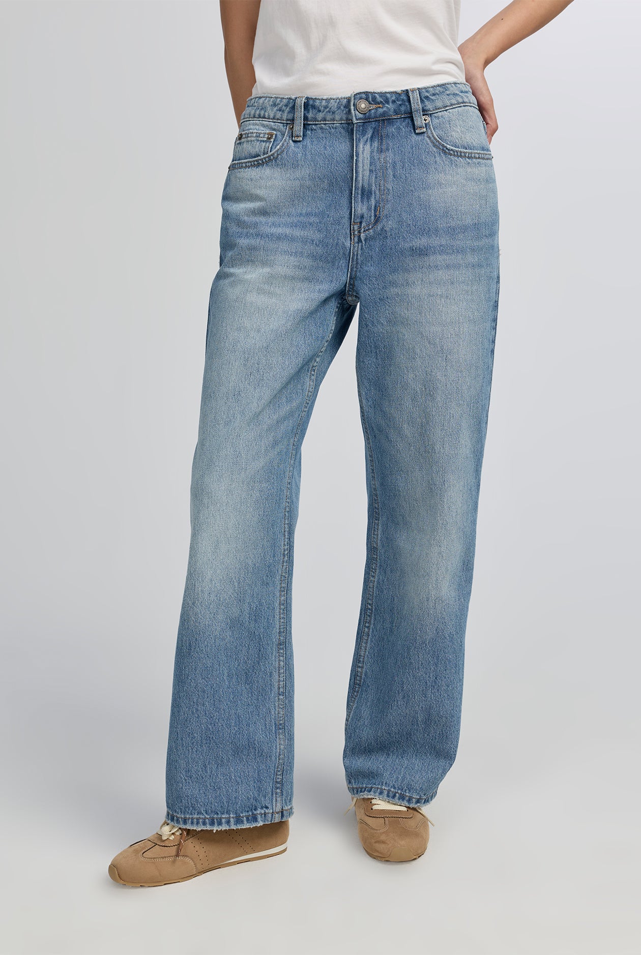 STRAIGHT LEG JEANS