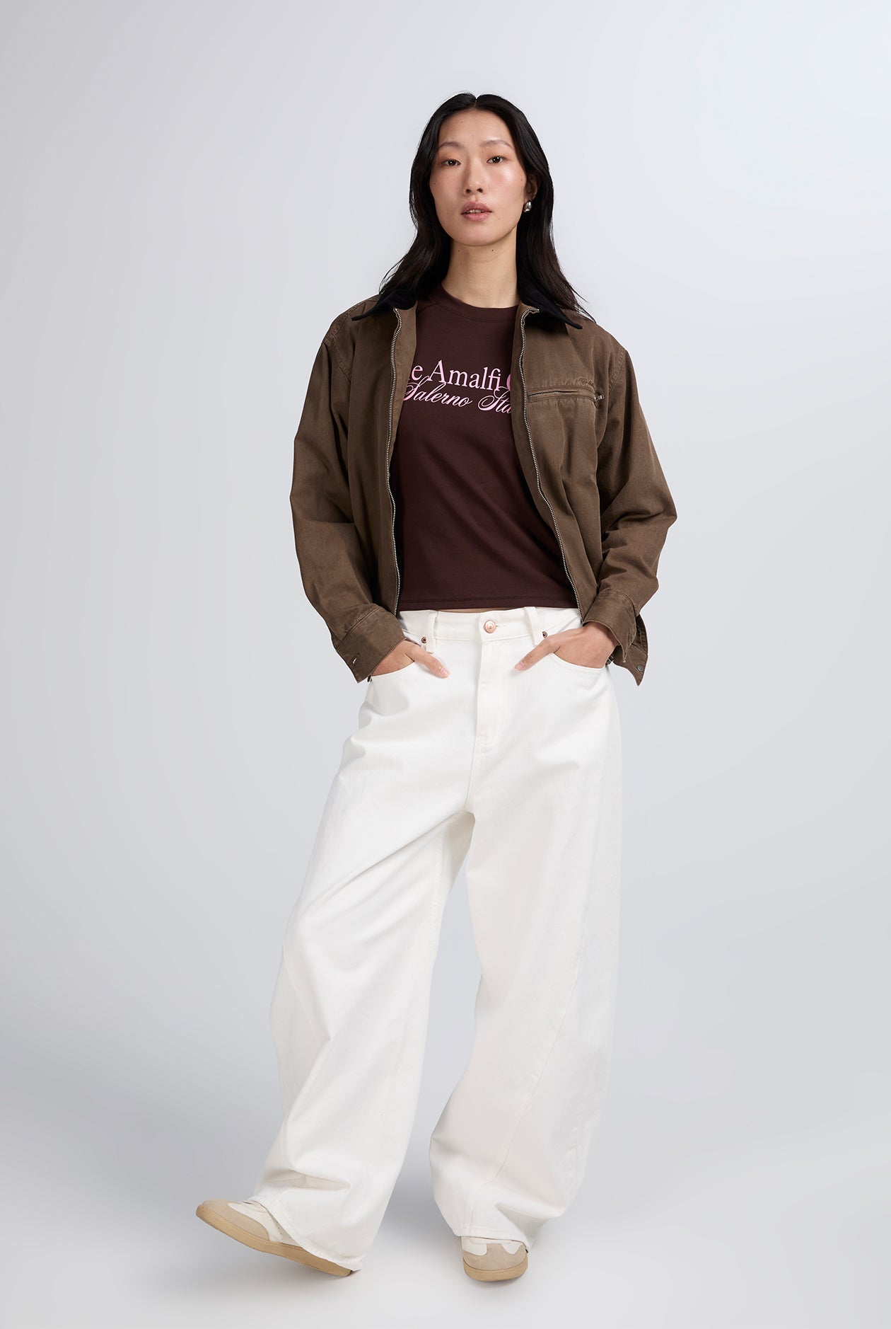 MAROON GRAPHIC BABY TEE