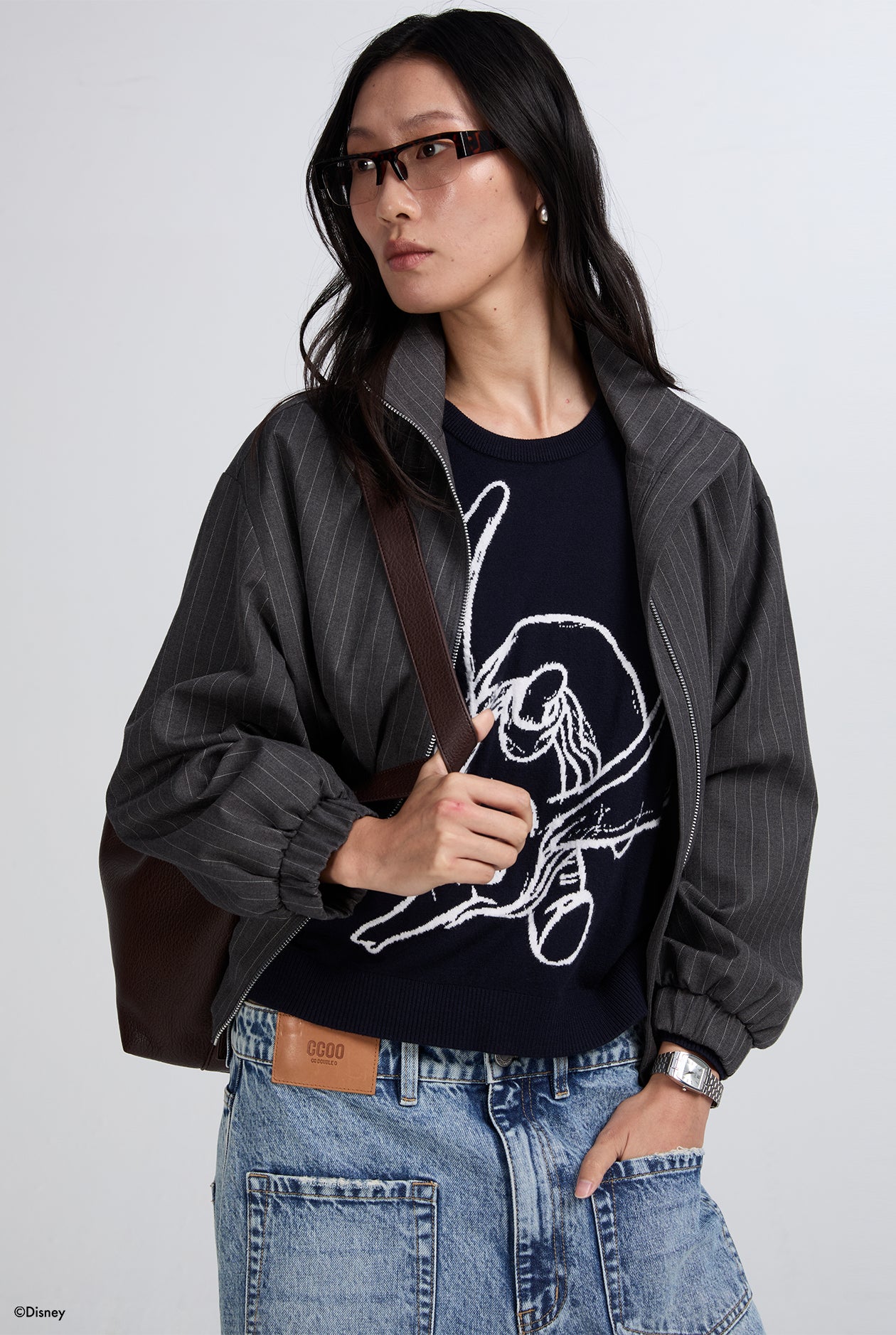 DUMBO INTARSIA KNIT SWEATER