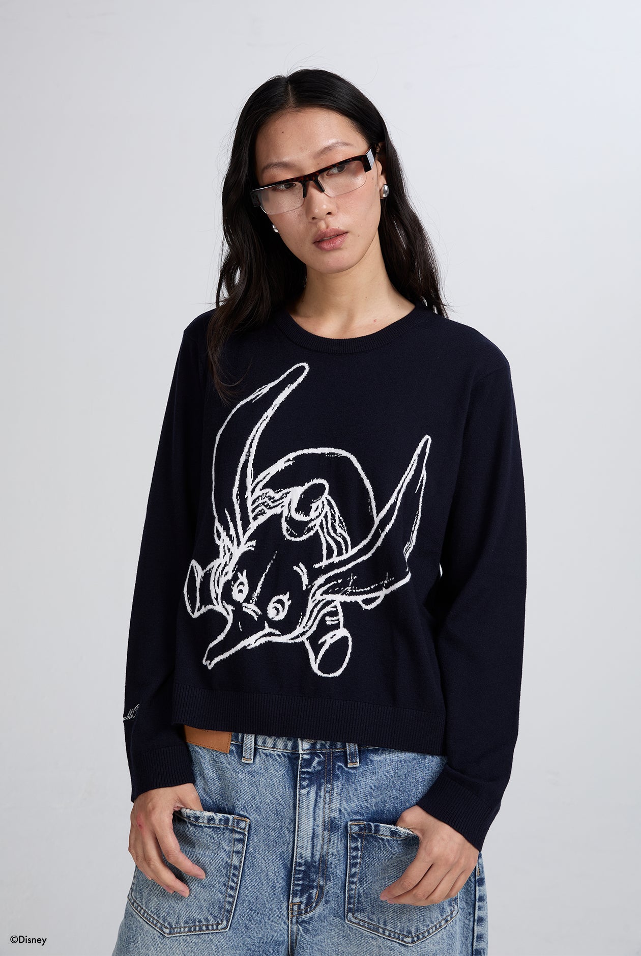 DUMBO INTARSIA KNIT SWEATER
