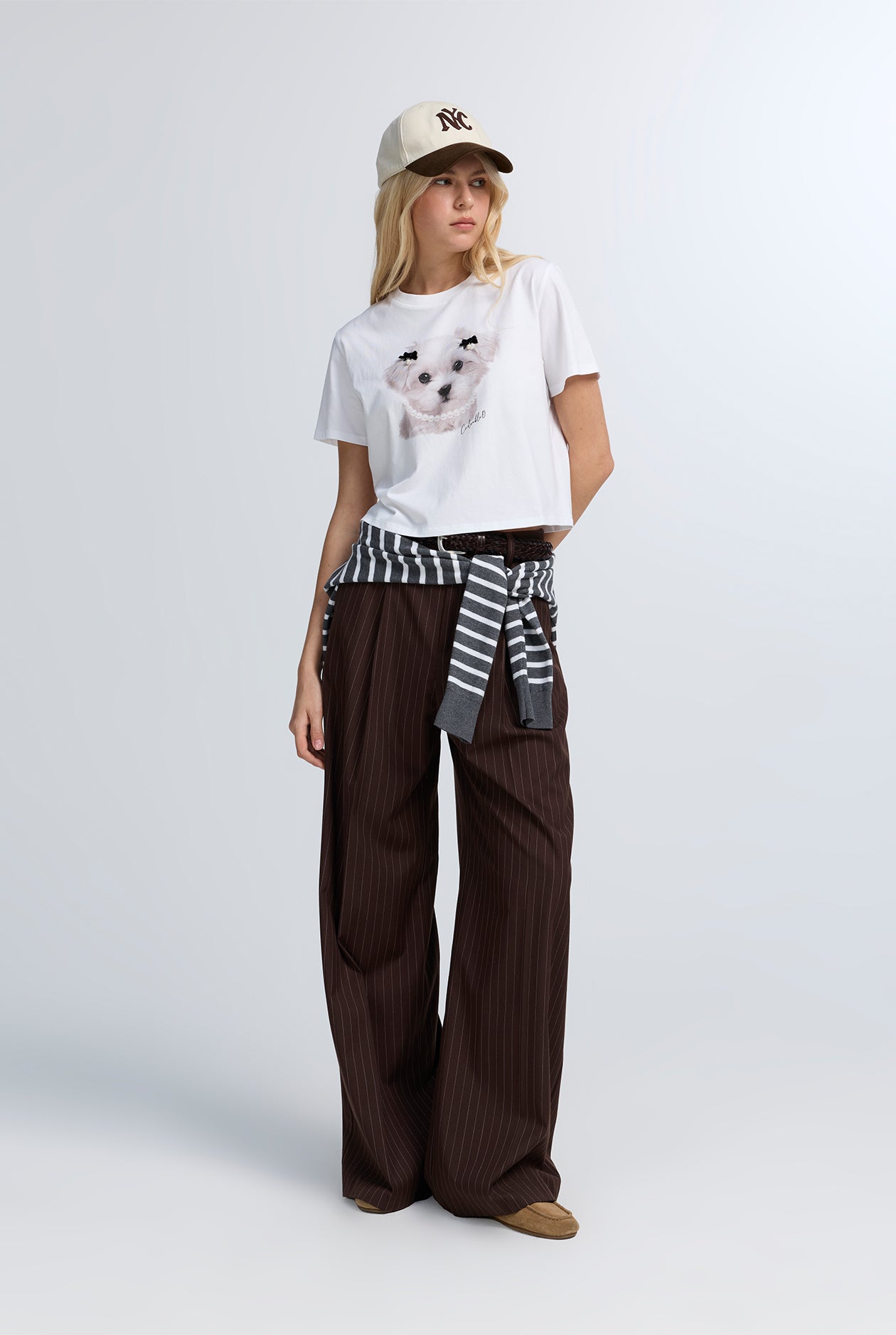 MALTESE CROPPED GRAPHIC TEE