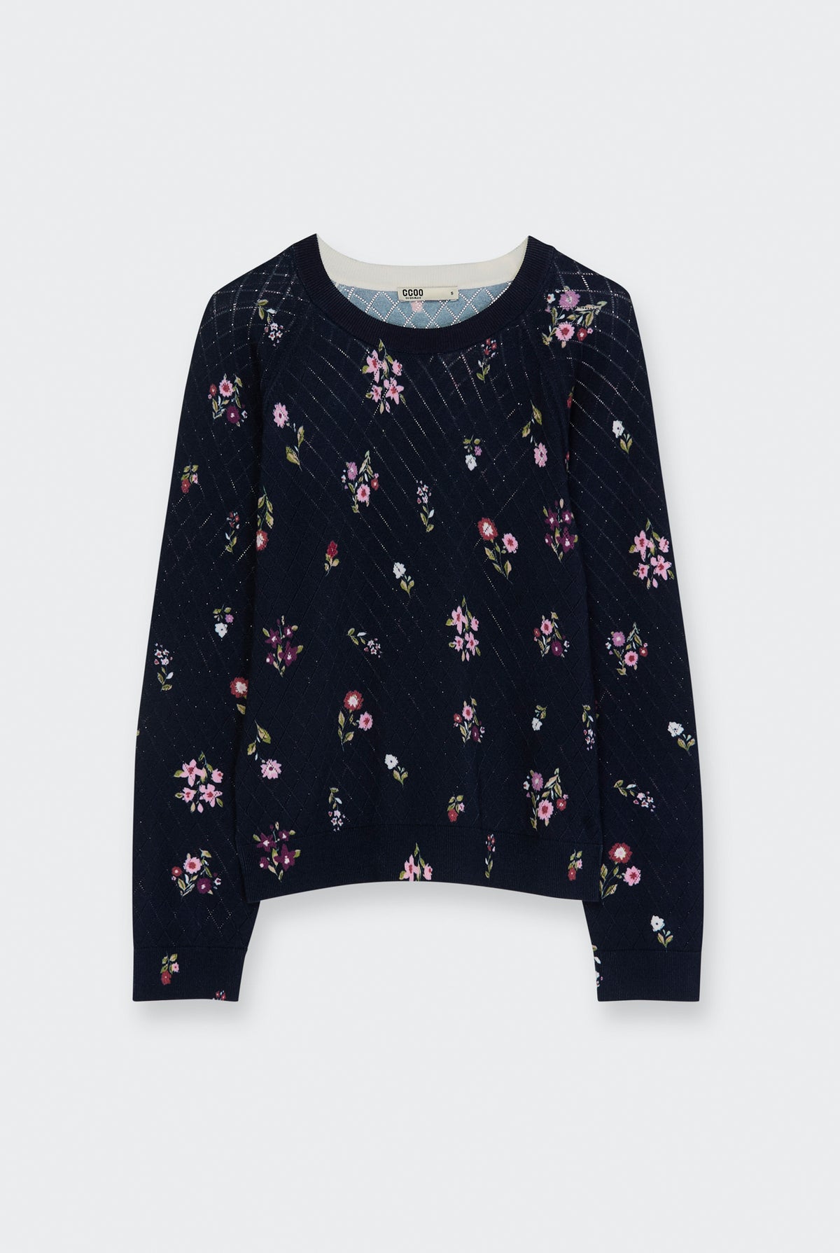 FLORAL PRINT SWEATSHIRT