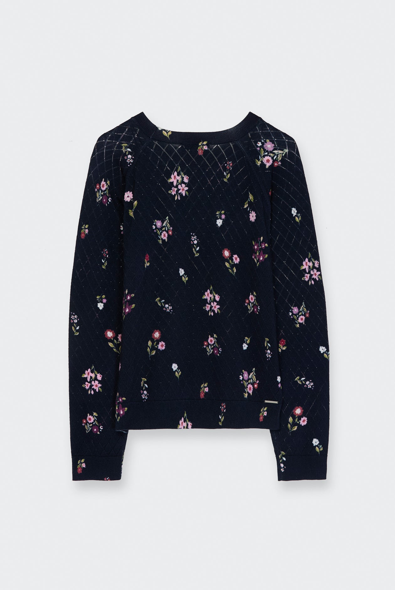 FLORAL PRINT SWEATSHIRT