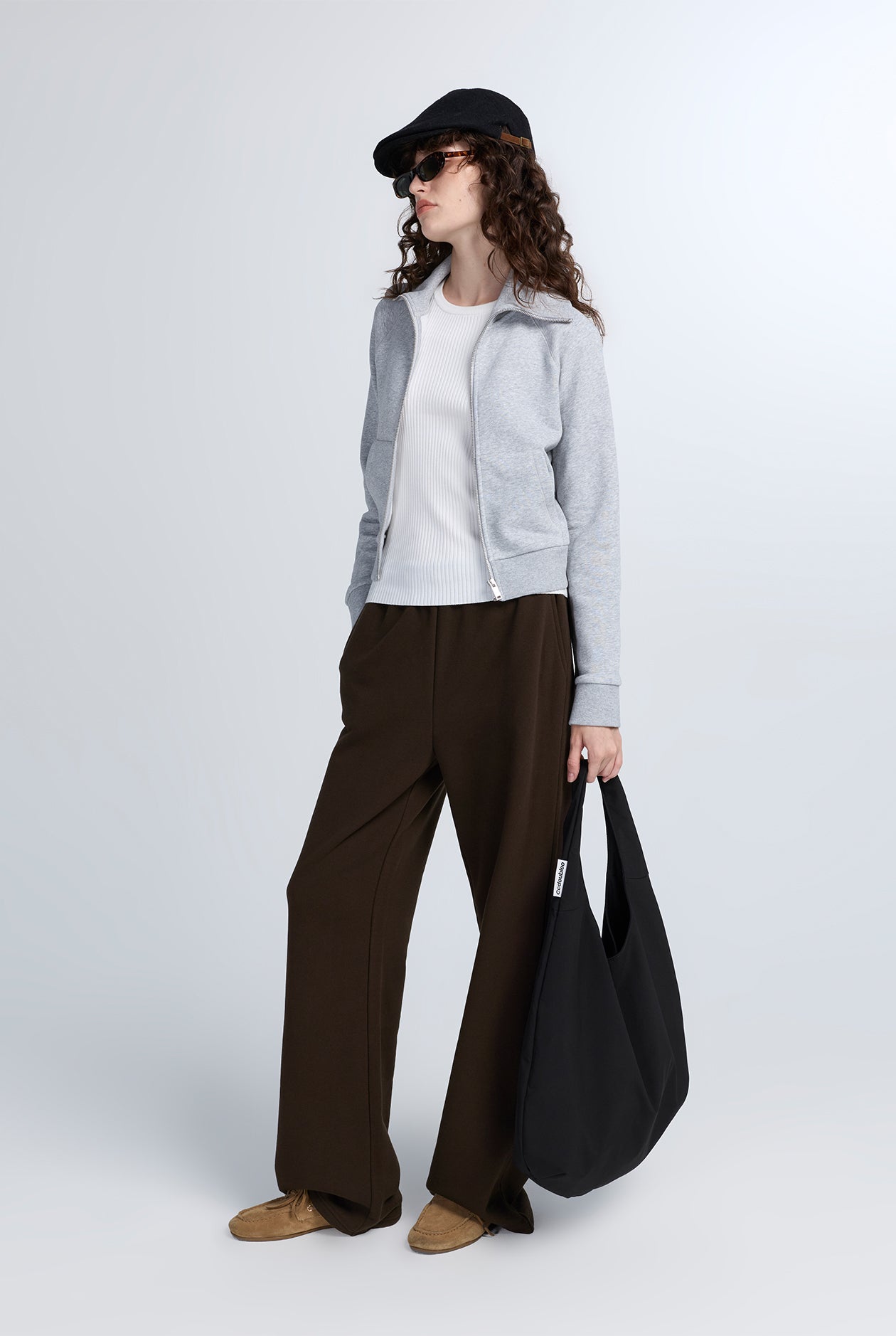 FADED FLARE TROUSERS