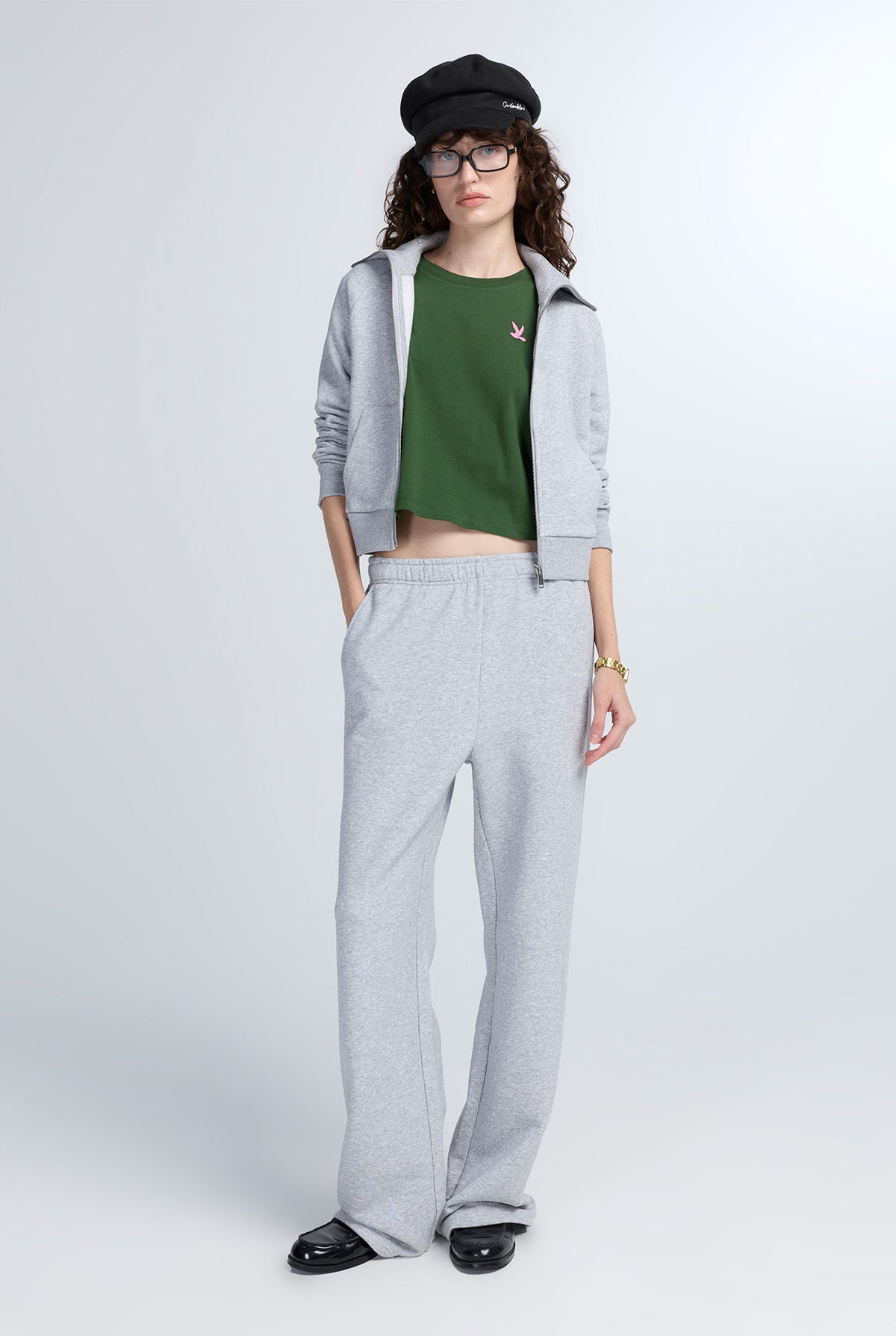 REGULAR-FIT CROPPED T-SHIRT
