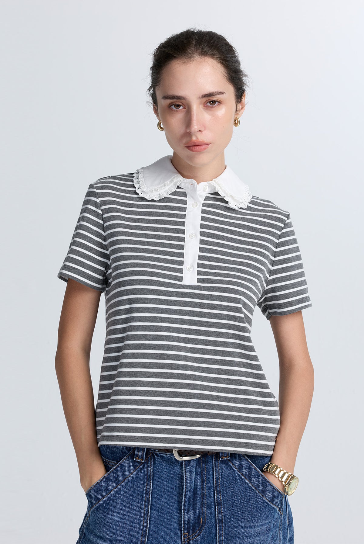 DOUBLE COLLAR RUGBY POLO