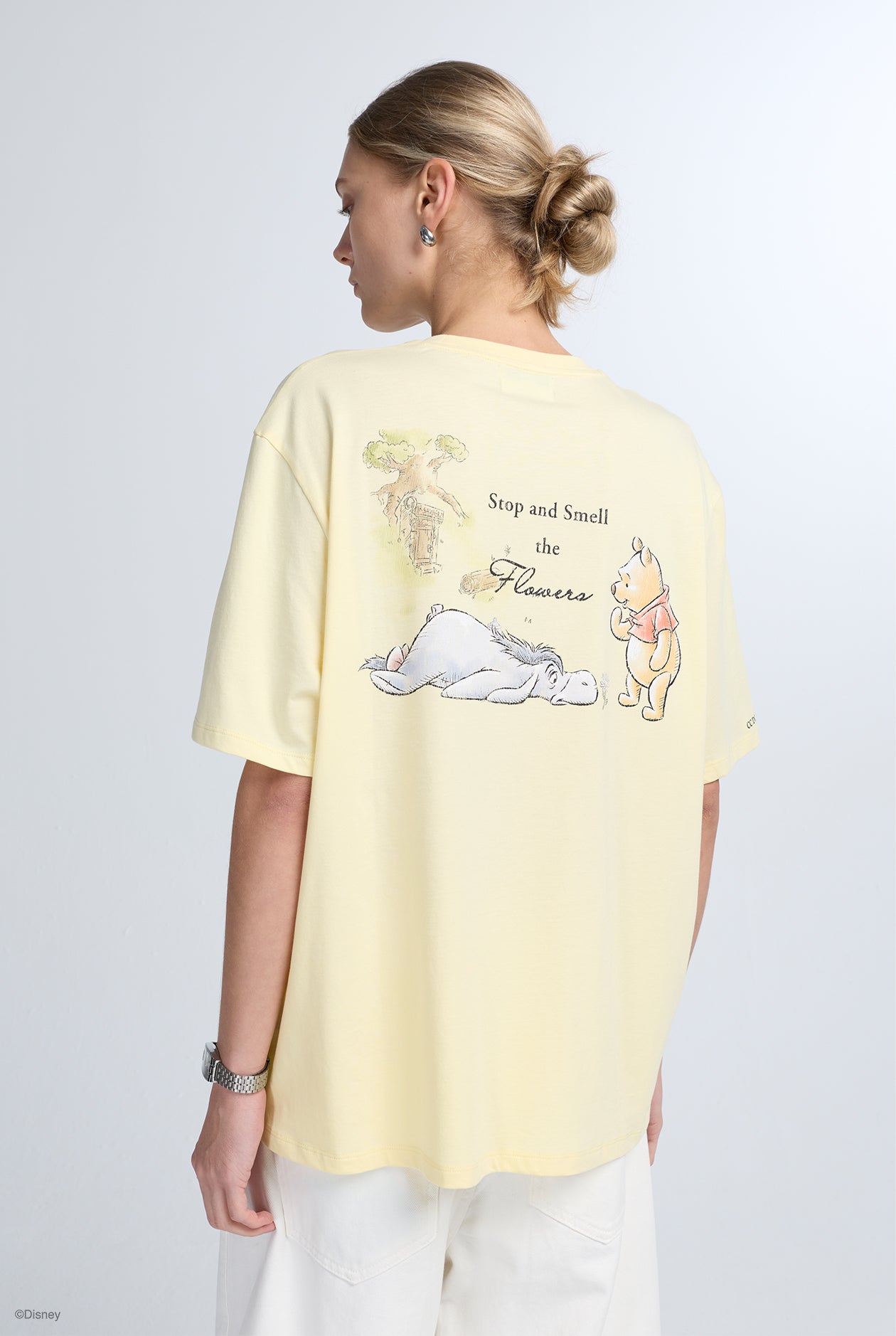 เสื้อยืดโอเวอร์ไซส์ Stop and Smell the Flowers