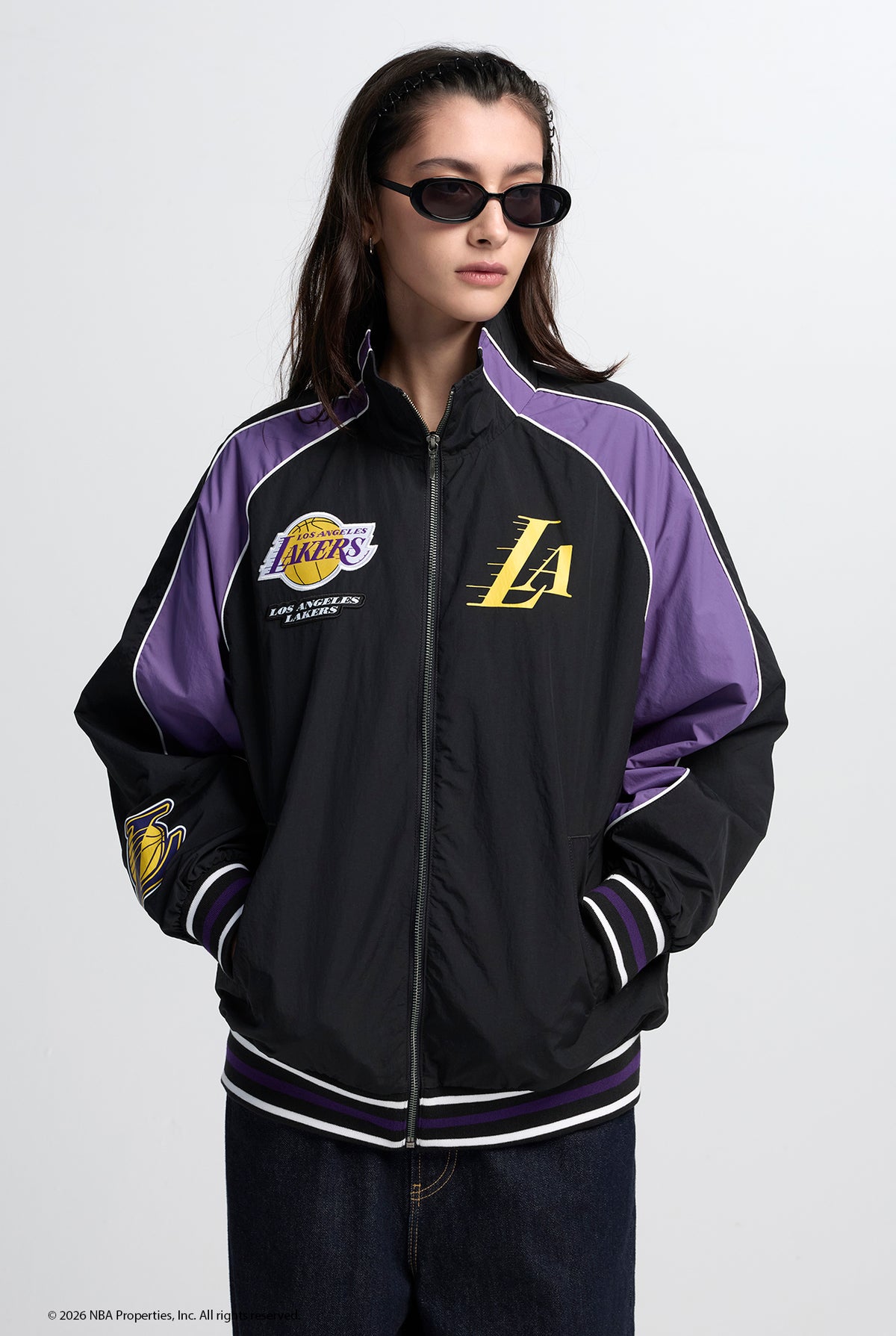 NBA LOS ANGELES LAKERS RETRO TRACK JACKET