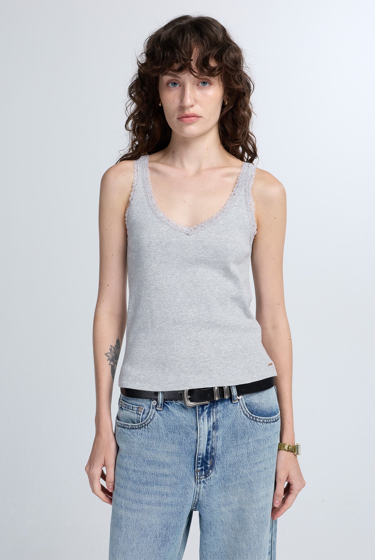 RIBBED TANK TOP