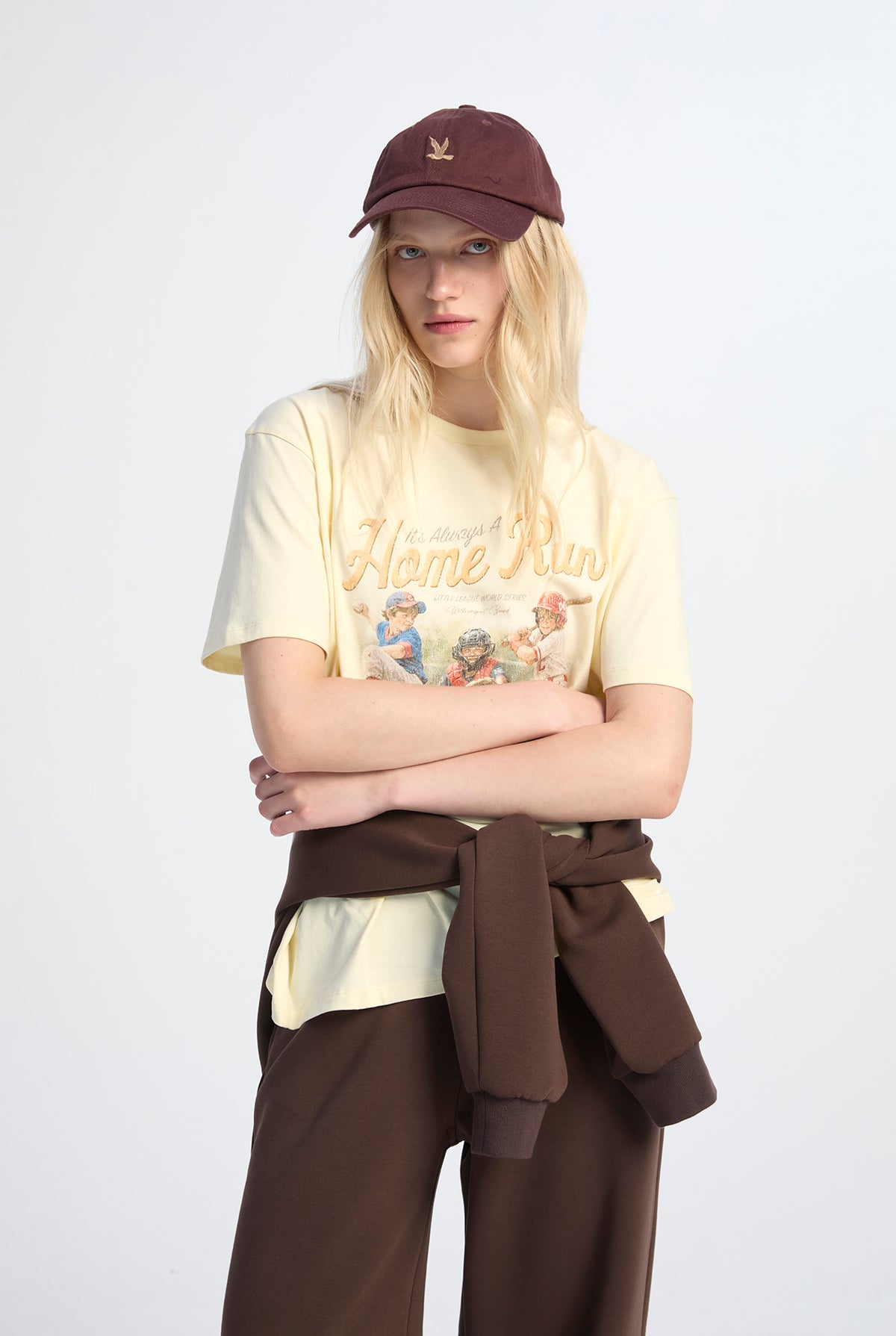 เสื้อยืดพิมพ์ลาย Home Run