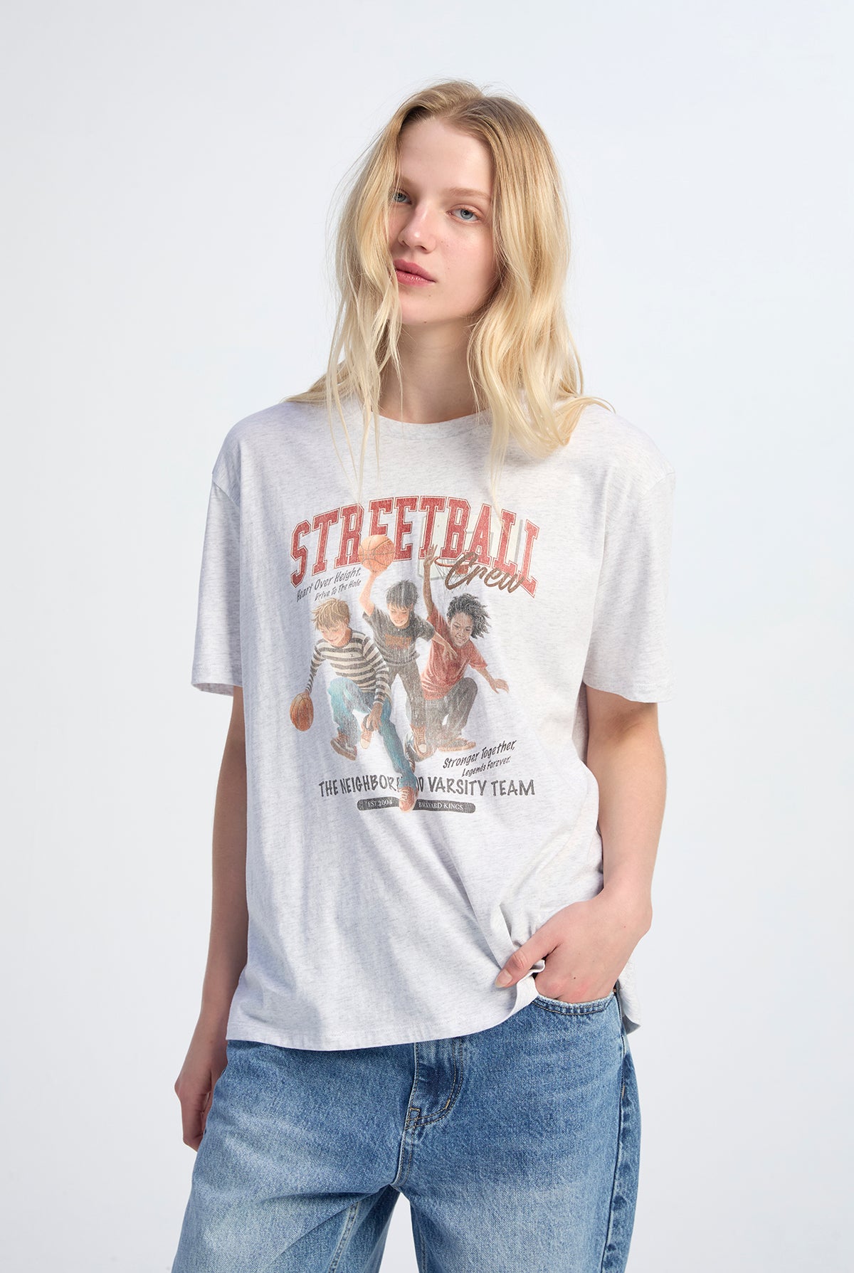 เสื้อยืดพิมพ์ลาย Streetball Crew