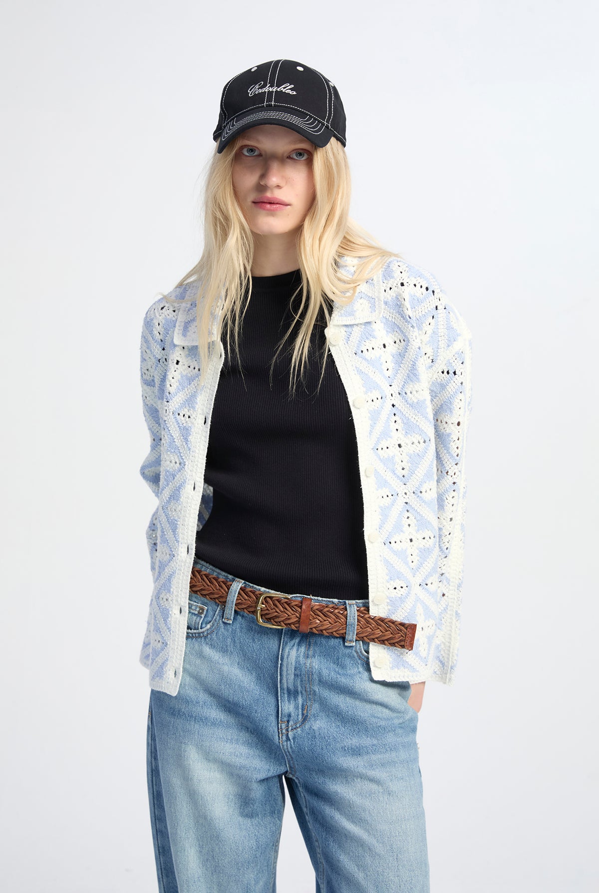 เสื้อถัก Crochet Knit ทรง Oversized