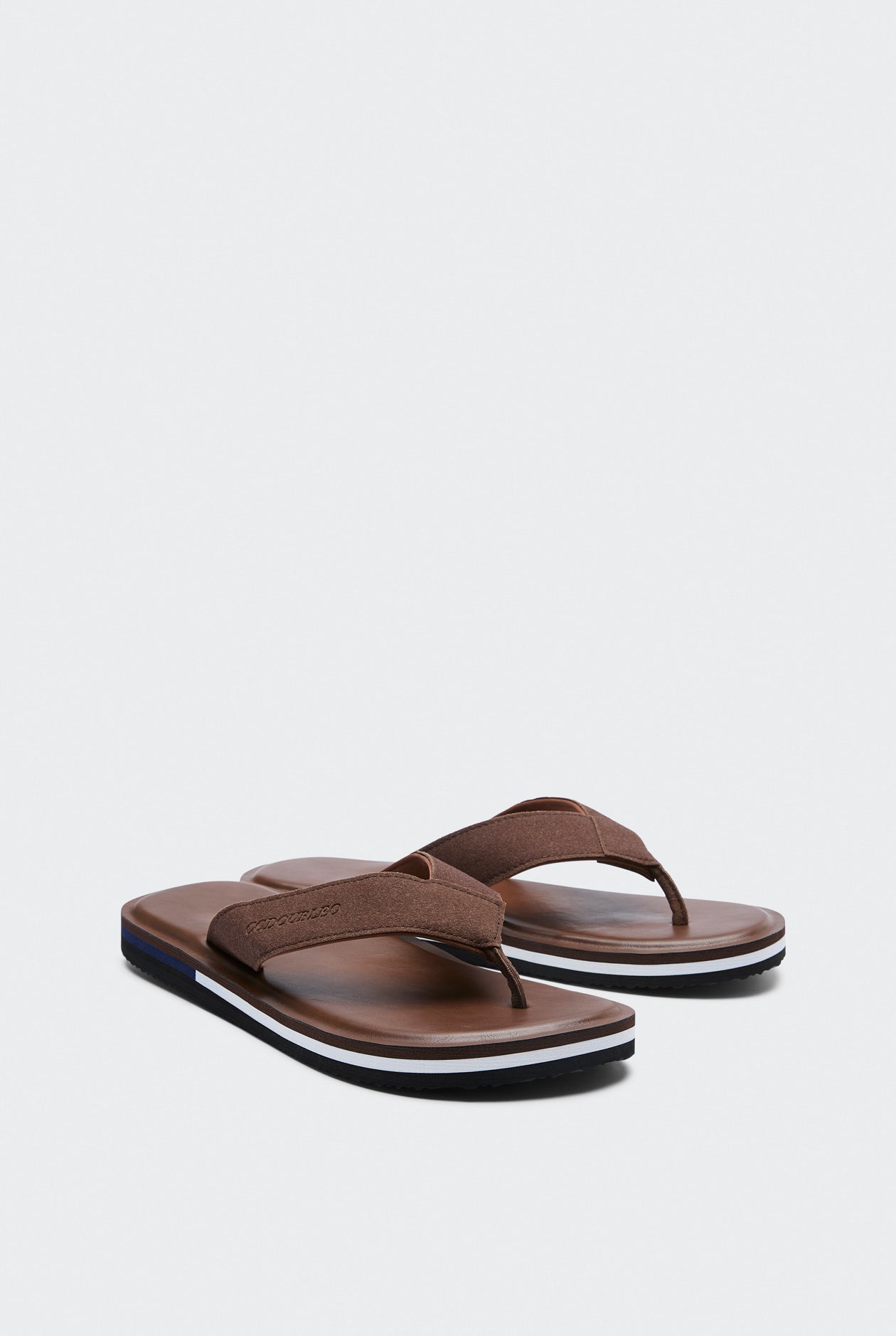 SUEDE STRAP FLIP-FLOPSS
