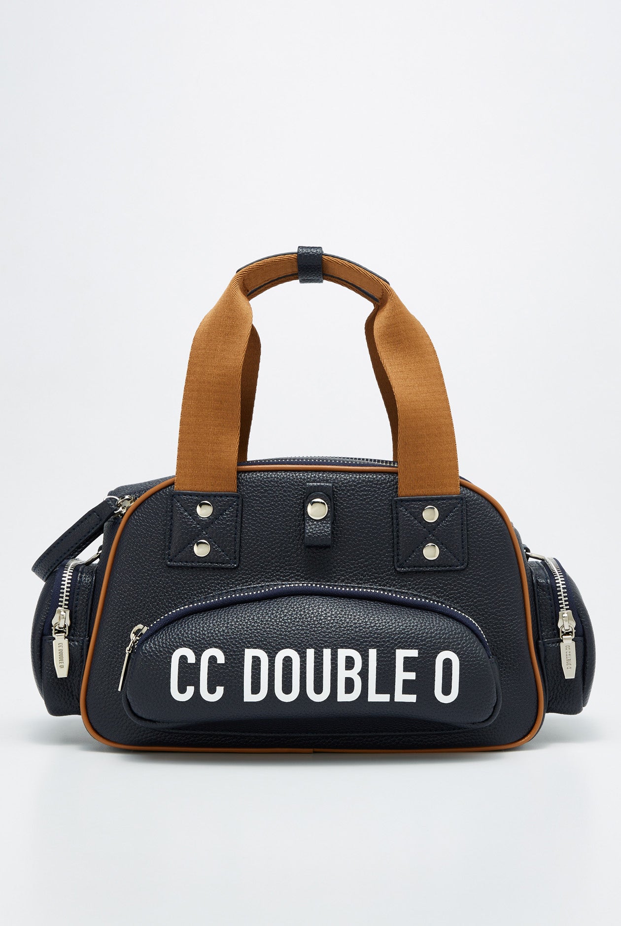 CC DOUBLE O LEATHER HANDBAG