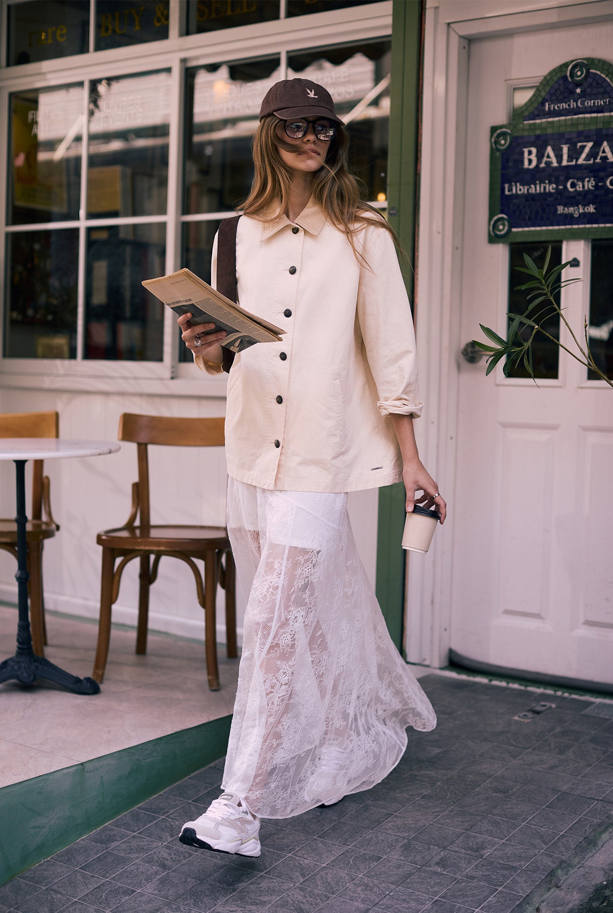 MAXI LACE SKIRT