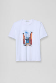 BROOKLYN BRIDGE OVERSIZED GRAPHIC TEE