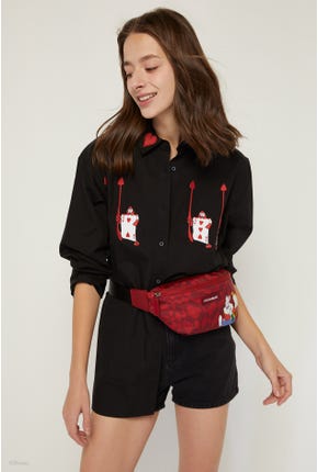 ACE OF HEARTS SOLDIERS OVERSIZED SHIRT