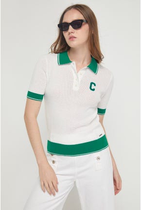 VINTAGE MESH KNITTED POLO