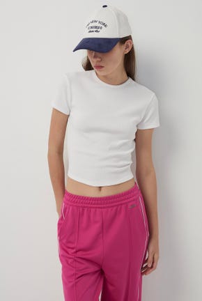 FITTED CROPPED TEE